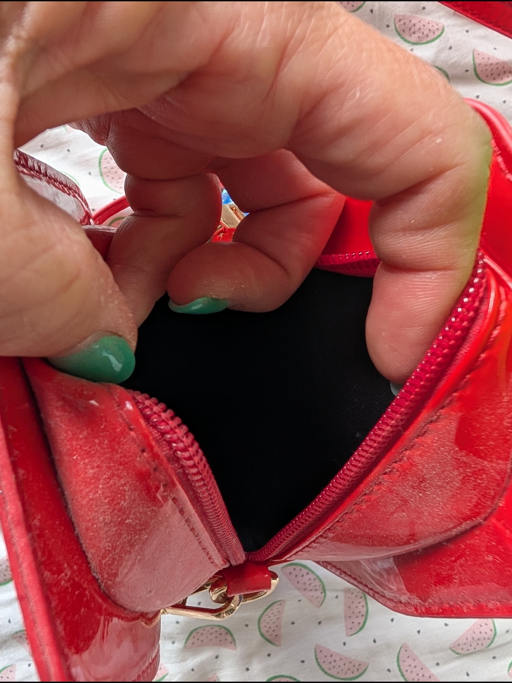 Hot Hot Sauce Red Crossbody Bag - Picture 3 of 4